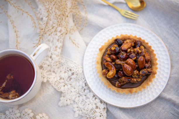 istock Dulce de leche and caramelized dried fruits pie 1495639227