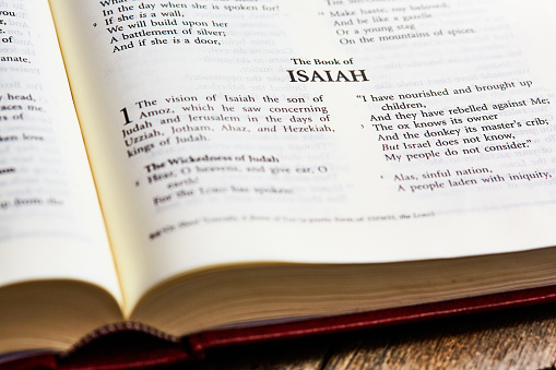 Title of the Christian Bible's Book of Isaiah.