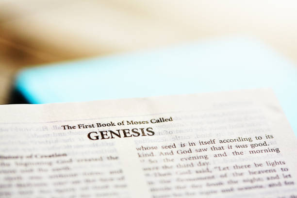 Title of the Christian Bible's Book of Genesis.