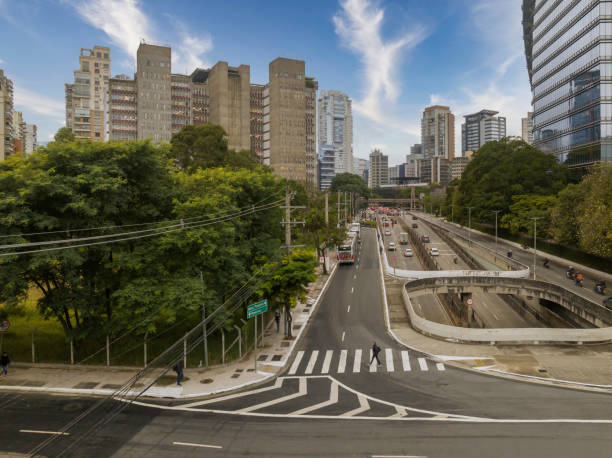 istock Sao Paulo Skyline at dawn 1495648317