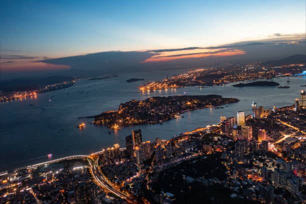 istock Xiamen city skyline 1495648643