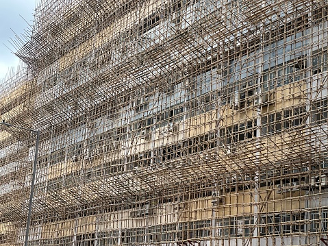 Photo of Hong Kong traditional bamboo construction