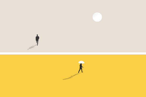 istock Business dispute or disagreement vector concept with two businessman walking away from each other. Symbol of miscommunication, conflict, argument. Eps10 illustration 1495652396