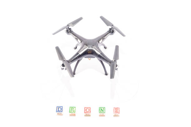 istock Modern Technology Copter closeup Aircraft Drone 1495653327