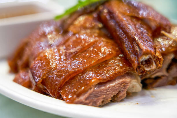istock A crispy and delicious Cantonese-style crispy roast goose 1495668713