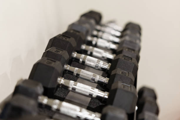 istock Workout Equipment in Gym 1495678693