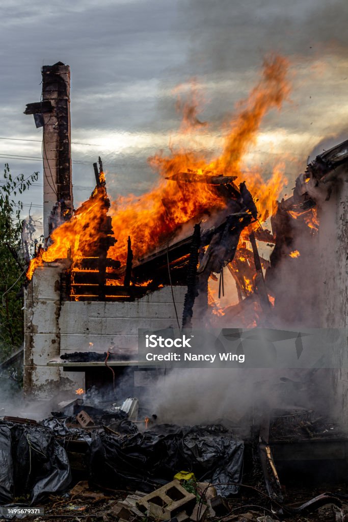 Fire Stock Inage Fire Fighting Stock Photo - Download Image Now - Accidents and ...