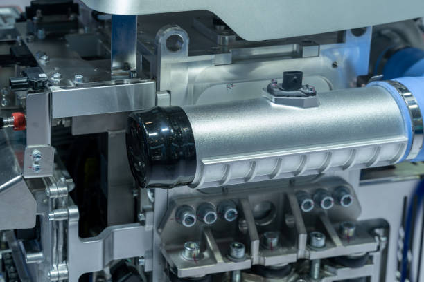 istock close up view of electronic car engine appliance with details. 1495691484