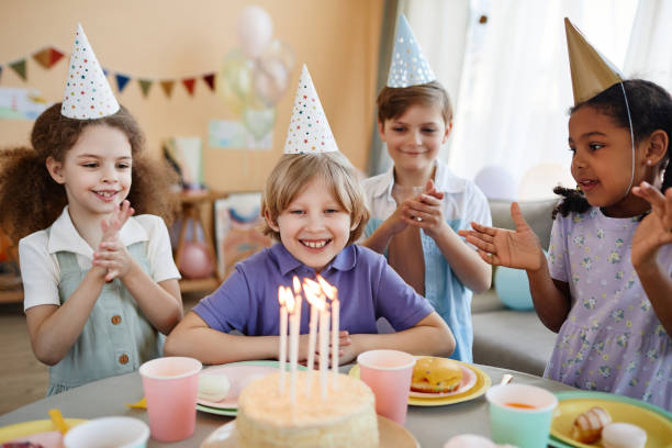 istock Happy little boy making a wish 1495695020