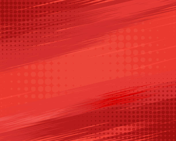 istock Pop art style dotted red banners collection in red black color. Vector illustration. 1495696343