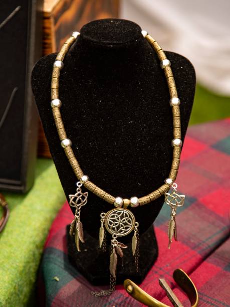 istock Homemade Crafty Necklace. 1495700417