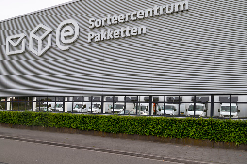 Amersfoort, Netherlands, May 21, 2023; Package sorting center in Amersfoort.