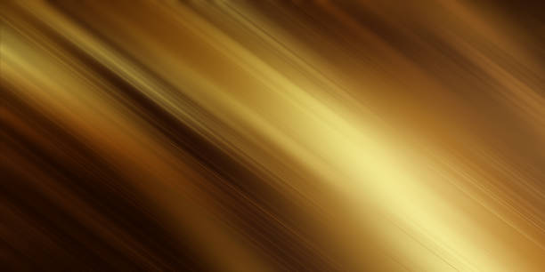 istock Dark brown and gold shine line shadow background. Modern dark abstract design 1495707612