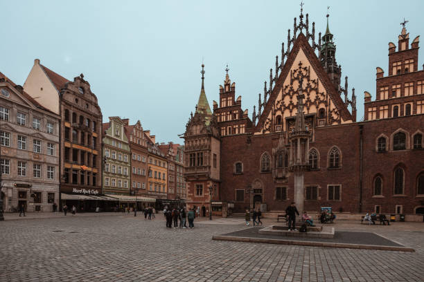 istock Wroclaw, Poland - 03.30.2023: Town Hall and Market Square 1495721031