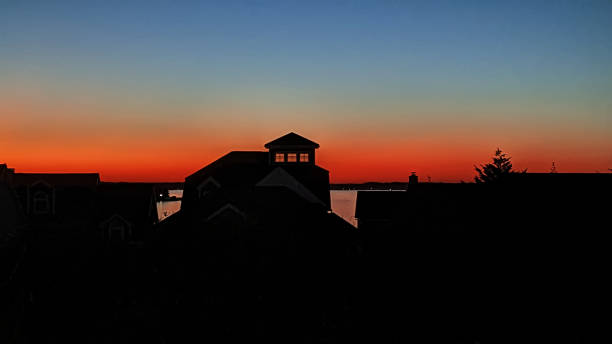 istock All light has almost disappeared that everything appears as shadows - Ocean City, MD, USA 1495722275