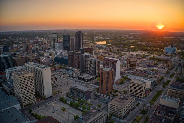 istock Aerial View of Winnipeg, Manitoba during Summer 1495736182