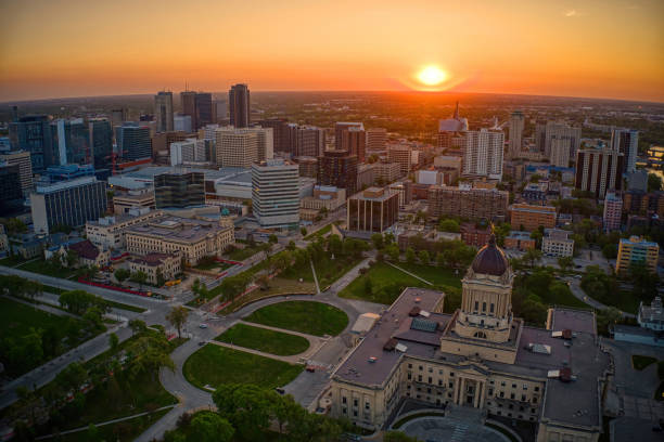 istock Aerial View of Winnipeg, Manitoba during Summer 1495736201