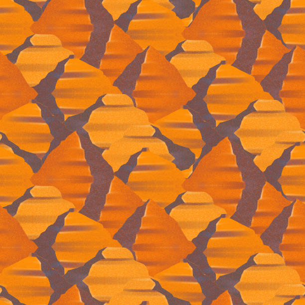 Abstract seamless pattern with an elements af an egyptian pyramids Abstract seamless pattern with an elements af an egyptian pyramids. Digitally painted repeated design drawn in the technique of an airbrushing pyramid of mycerinus stock illustrations