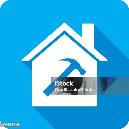 istock House Hammer Icon Silhouette 1 1495755114