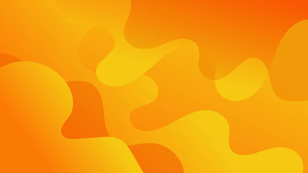 istock Colorful orange and yellow gradient waves background. Modern futuristic gradient orange abstrac fluid shape background.  Summer orange gradient waves wallpaper. 1495756106