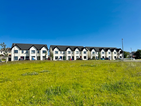 Council housing estate Mountain View in Youghal co.Cork