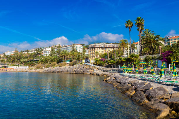 Mediterranean coast in San Remo