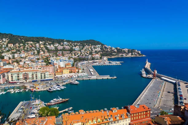 istock Panoramic view of port in Nice 1495768107