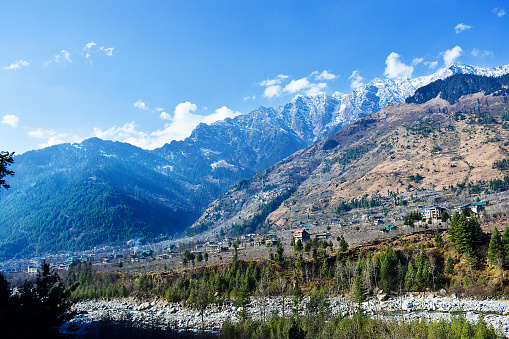 Beautiful Landscape view of Manali, Uttarakhand