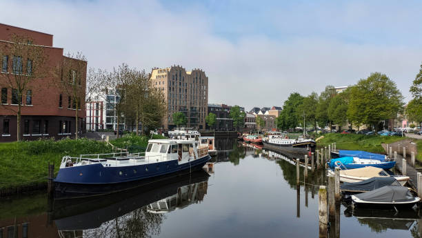 istock Zwolle citycanal as seen from Schuttevaerbridge 1495795278