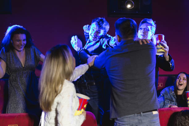 istock Young people fight in the cinema 1495807819