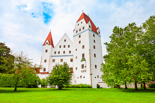 The New Castle in Ingolstadt is one of the most important gothic buildings in Bavaria, Germany