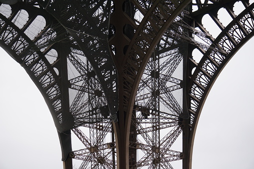 Paris, France - April 23, 2018: Eiffel tower
