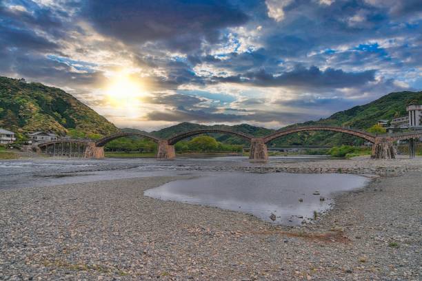 Japanese landscape1332 Kintai Bridge