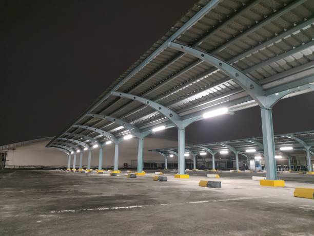 istock Empty Parking Lot on Roof Building 1495836801