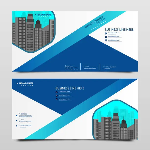 Vector illustration of Business flyer design template