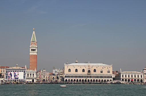 Doge's Palace, St. Mark's Tower, Venice, Italy