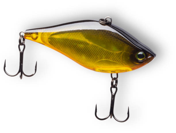 istock Shadow behind a large yellow fishing lure 1495842776