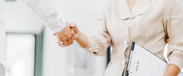 istock Job interview Business career and placement concept. 1495845028