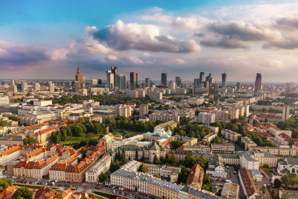 istock View of modern Warsaw 1495852113