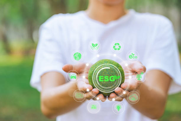 istock ESG concept ,Sustainable development goal (SDGs) Ideas for Sustainable development and green business based  Global communication network with Environment icon  Environmental technology 1495859329