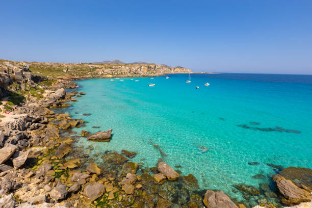 istock Cala Rossa inlet on Favignana Island 1495868799