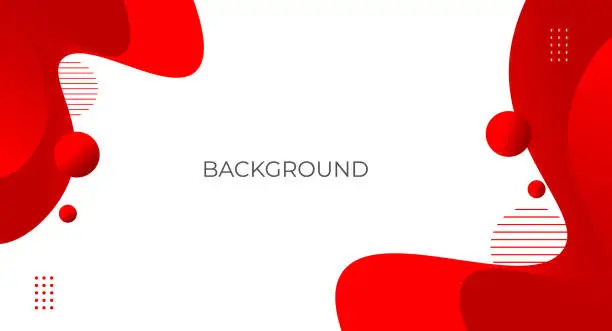 Vector illustration of red abstract background new trendy design