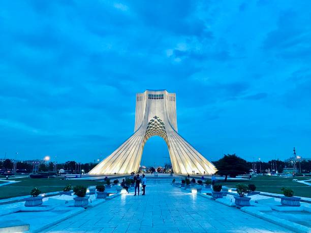 istock The Azadi Tower in Tehran, Iran 1495876984
