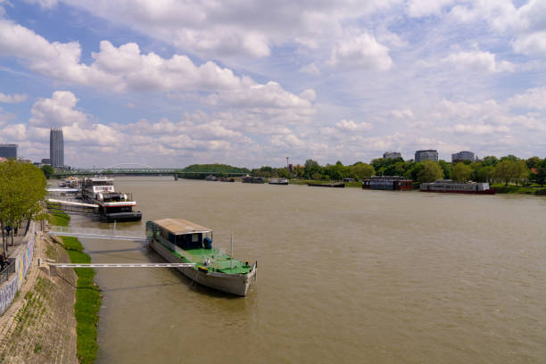 istock The Danube river flowing through Bratislava, the second largest river in Europe 1495879612