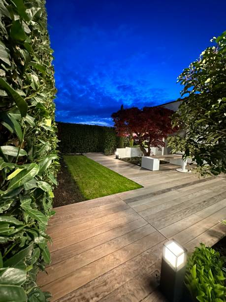 istock Illumination around the house, patio 1495885479