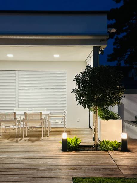 istock Illumination around the house, patio 1495885492