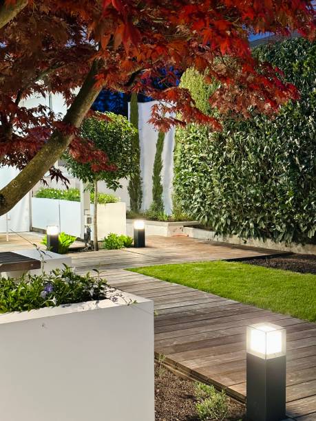 istock Illumination around the house, patio 1495885535