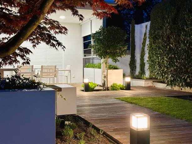 istock Illumination around the house, patio 1495885585