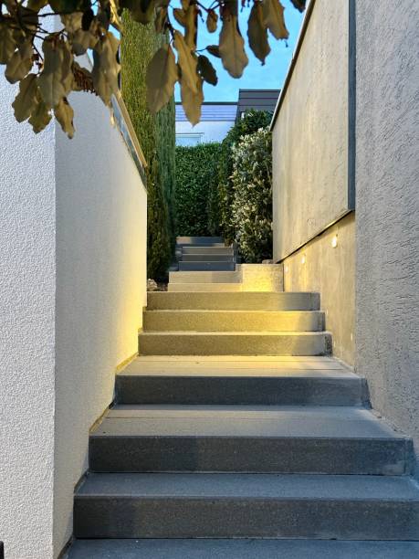 istock Illumination around the house, staircase 1495885630
