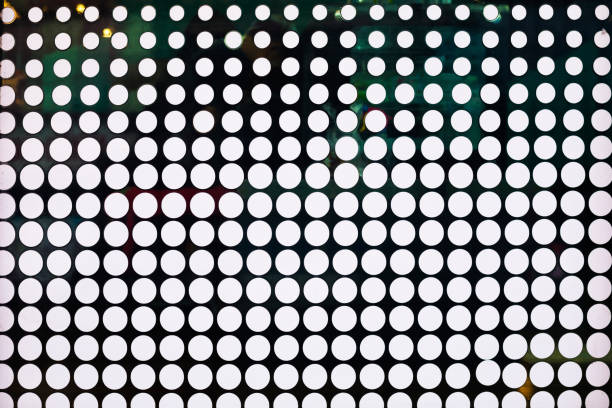 Free Stock Photo of Elegant red fabric with black geometric dot pattern ...